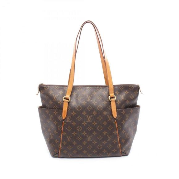 LOUIS VUITTON Brown Monogram Leather Tote Bag - Picture 1 of 8